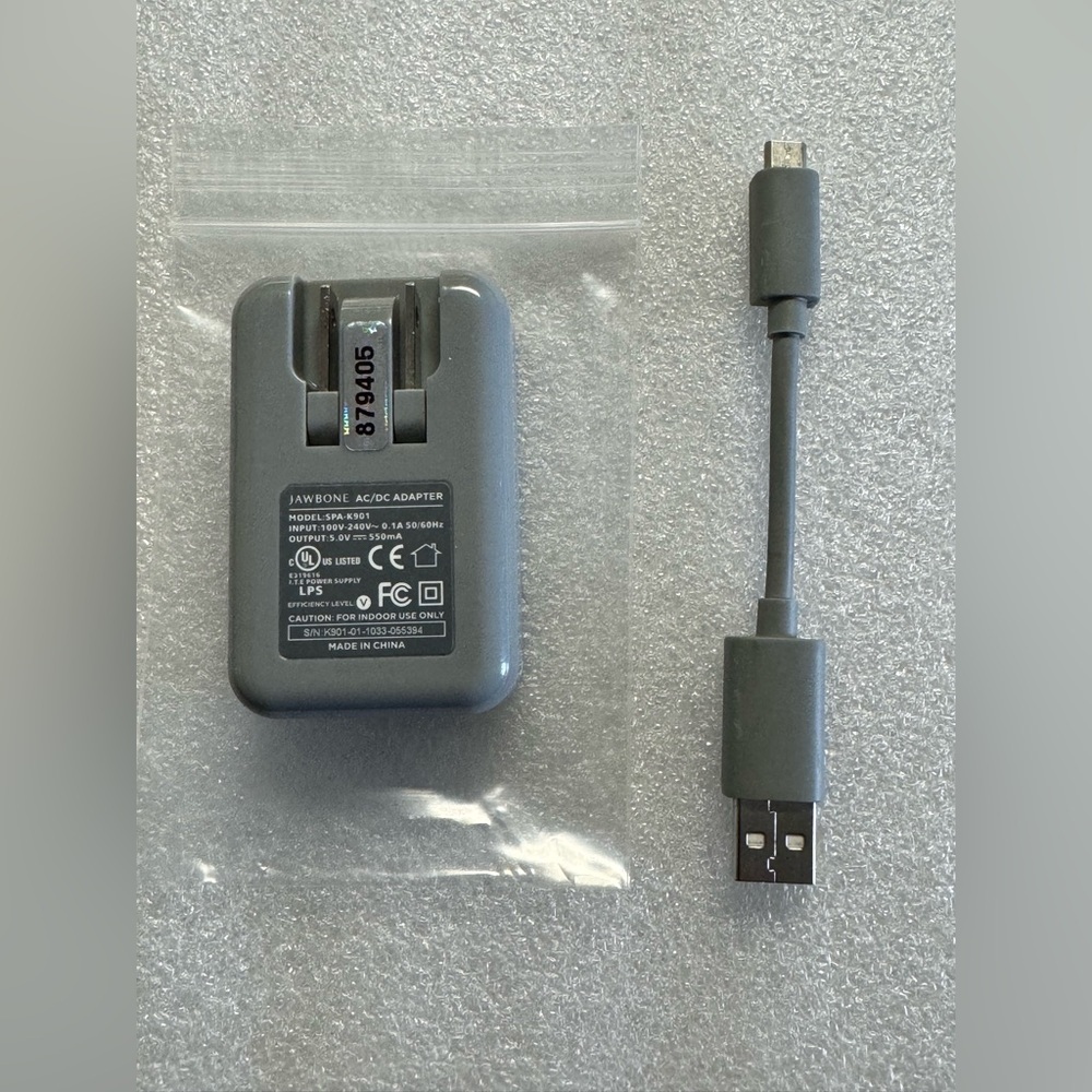 Original Jawbone SPA-K901 AC Adapter 5V 550mA Power Supply Charger - Used - Picture 4 of 5